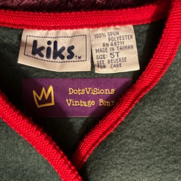 90s Vintage Kiks TM Boys Toddler Sweater Cardigan - Picture 8 of 8